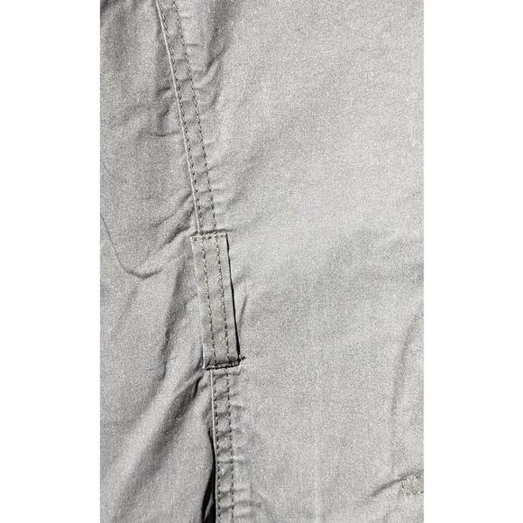 Banana Republic Navy Cotton Button Front Missing Belt Jacket Womens Size XL - Picture 8 of 12